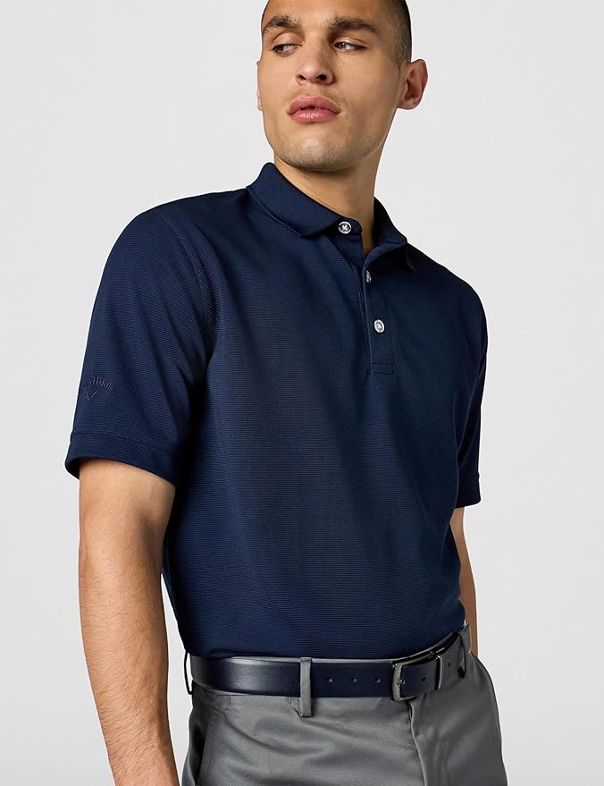 Callaway Mens Short Sleeve Ottoman Performance Golf Polo