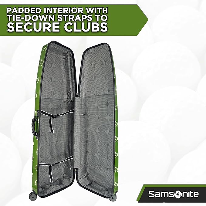 Samsonite Tour Classic Golf Hard Case Golf Travel Bag, Lightweight & Durable ABS Shell, 360 Degree Multi-Directional Wheels
