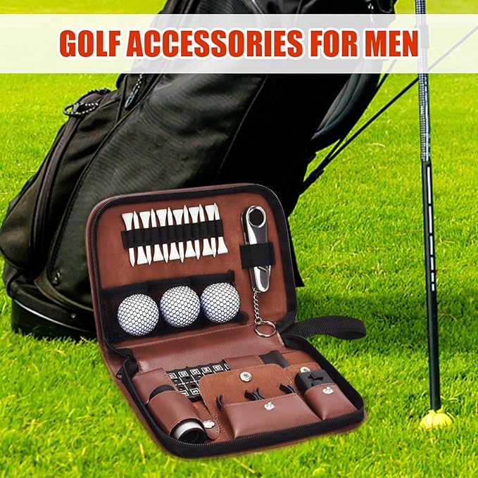 Golf Tool Pouch, Golf Accessories Bag, Golfs Tool Organizer Sports Accessory Pouch, Lightweight Anti-Scratch Golfs Tools Organizer, GolfAccessories Tools Pocket Pouches, for GolfLovers, Friends