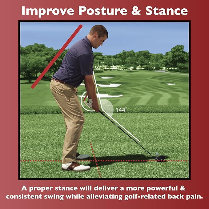 144 Golf Swing Training Aid - Golf Wrist Hinge Trainer - Corrects Posture & Stance - Improves Power & Distance - Helps Golf Club Grip - Eliminates Casting & Chipping Yips