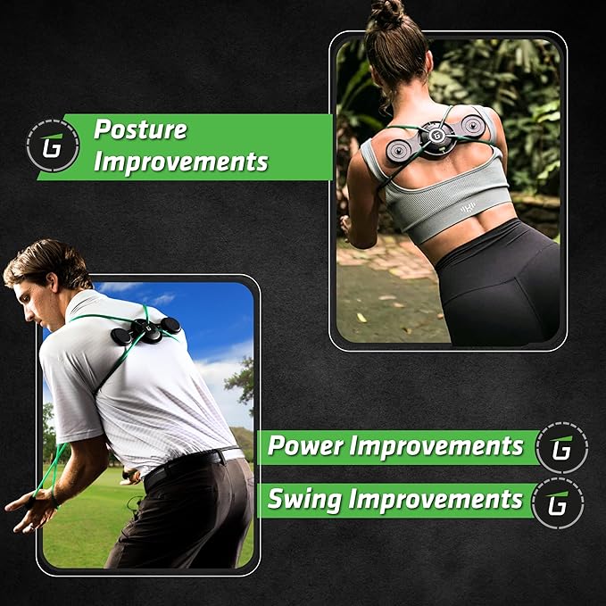 Golf Swing Performance Trainer Aid | Golf Swing Trainer Trusted by PGA Coaches | Backed by 30 Years Research | Elevate Your Golf Training | Enhance Strength, Stability, Rotation & Posture