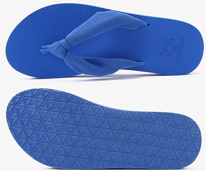 KuaiLu Flip Flops for Women with Arch Support Yoga Mat Comfortable Summer Beach Walking Thong Cushion Sandals Slip On Indoor Outdoor