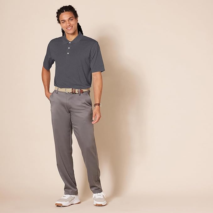 Amazon Essentials Mens Golf Polo Shirt, Moisture-Wicking Quick Dry, Short Sleeve