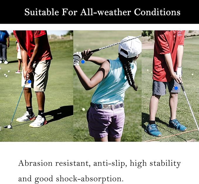 Mile High Life Golf Grips 13 Pack / 3 Pack - All-Weather Soft Rubber Golf Club Grips - High Shock Absorption, Enhanced Traction - Standard, Midsize & Jumbo Size (Core 0.58"-0.61")