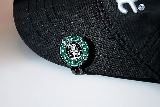 Funny Golf Ball Marker + Premium Magnetic Hat Clip | Unique Gift for Men & Women Golfers | Hilarious Golf Accessory for Any Golfer | NEW Designs!