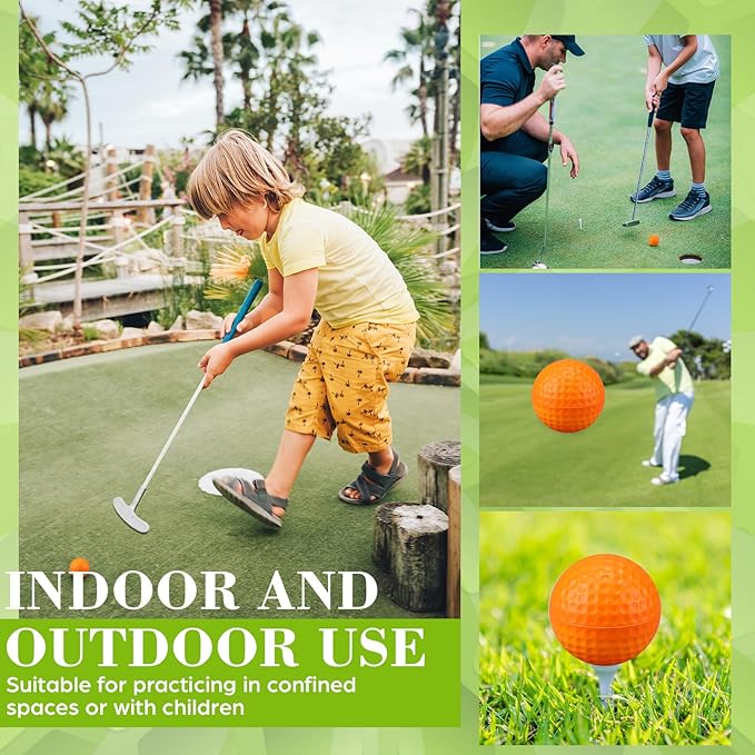 30 Pcs Foam Golf Practice Balls Soft Foam Balls for Golf Practice Realistic Feel and Flight Sport Training
