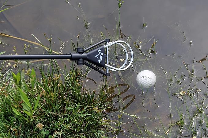 Callaway Golf Ball Retriever for Water, Telescopic with Dual-Zip Headcover