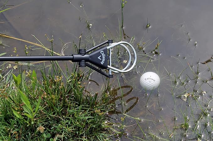 Callaway Golf Ball Retriever for Water, Telescopic with Dual-Zip Headcover