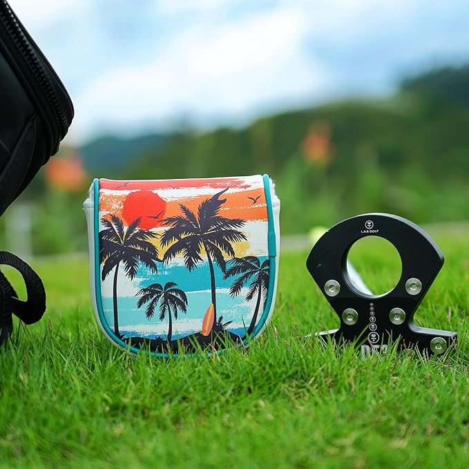 Golf Putter Cover Half Mallet Golf Club Head Covers Protector Magnetic Closure for Scotty Cameron Taylormade Odyssey Club Headcover Coco