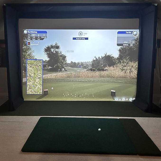 SPECTRUM GOLF SIMULATORS- Golf Impact Screen Poly Spacer for Golf Simulator-RAW Material-US Made-Fits Most Golf Cages