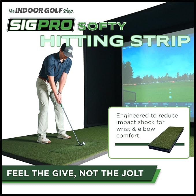 SIGPRO Hitting Strips - Professional-Grade, Replaceable Golf Hitting Mat - Realistic Hitting Surface - Replaceable with SIGPRO - Joint-Friendly