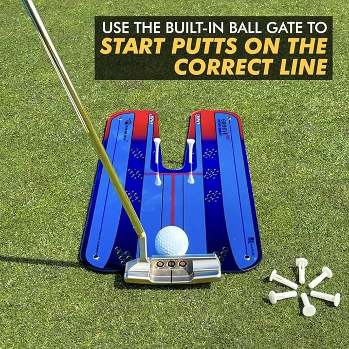 Genuine EyeLine Golf Alignment Putting Mirror - Top Training Aid on The PGA Tour - See Rapid Improvement - Helps Beginner, Junior, and Scratch Golfers