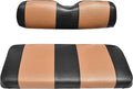 Seat Cover Replacement for Yamaha Drive or G-29 Golf Cart - Front Bench Seat - Premium Marine Vinyl - 5 Panel Stitching - Staple On Installation - Two-Tone Golf Cart Seat Covers (Black & Tan)