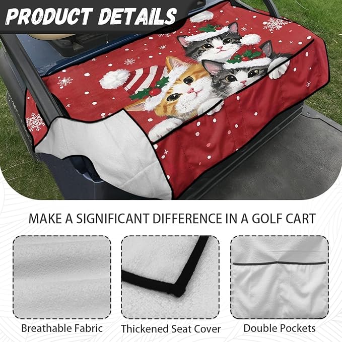 Golf Cart Seat Covers Universal Golf Cart Seat Cover Blanket Cushion Cover Sports Golf Cart Accessories