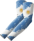 Flag Arm Sleeves, Cooling Sun Protection Compression for Men/Women