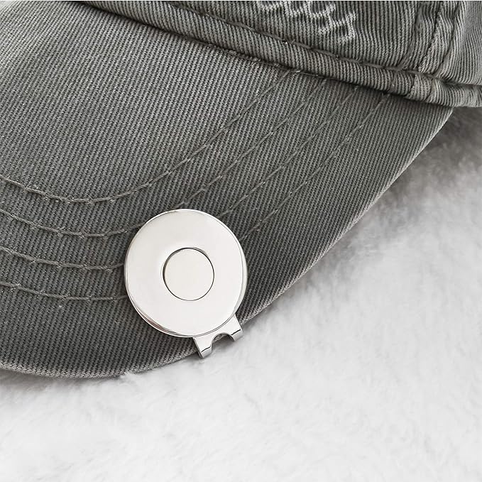 Magnetic Golf Hat Clips Ball Marker Holder for Golf Gloves Hats Bags Caps Visor Belt
