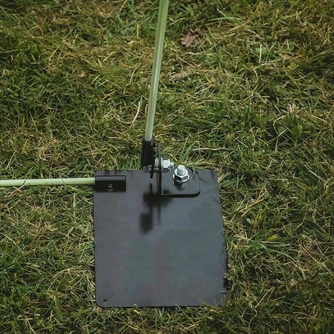 Amy Sport Golf Practice Plate Swing Plan Trainer Alignment Stick Holder Durable Metal Training Equipment Golfing Accessory