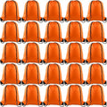 KUUQA 25Pcs Orange Drawstring Bags - String Backpacks for Gym, Sport, Traveling