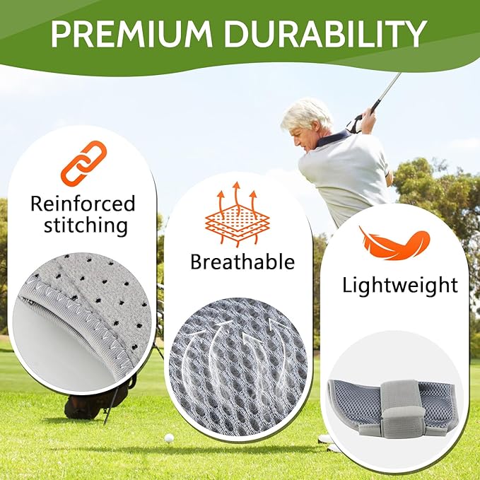 Golf Wrist Training Aid, Golf Wrist Brace for Golf Swing Training Aid, Golf Wrist Hinge Trainer - Golf Swing Trainer, Golf Training Equipment for Golf Beginners - Correct Posture & Build Muscle Memory
