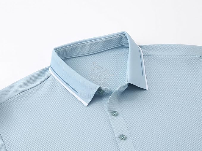 Alex Vando Mens Golf Shirt Moisture Wicking Performance & Polished Style Polo Shirts for Men