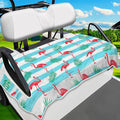 Golf Cart Seat Covers, Golf Cart Seat Towel Blanket, Suitable Yamaha, EZGO, Club Cars, Icon and More 2-Seats Cart, 100% Microfiber, Essential Golf Cart Accessories, 51'' x 31''