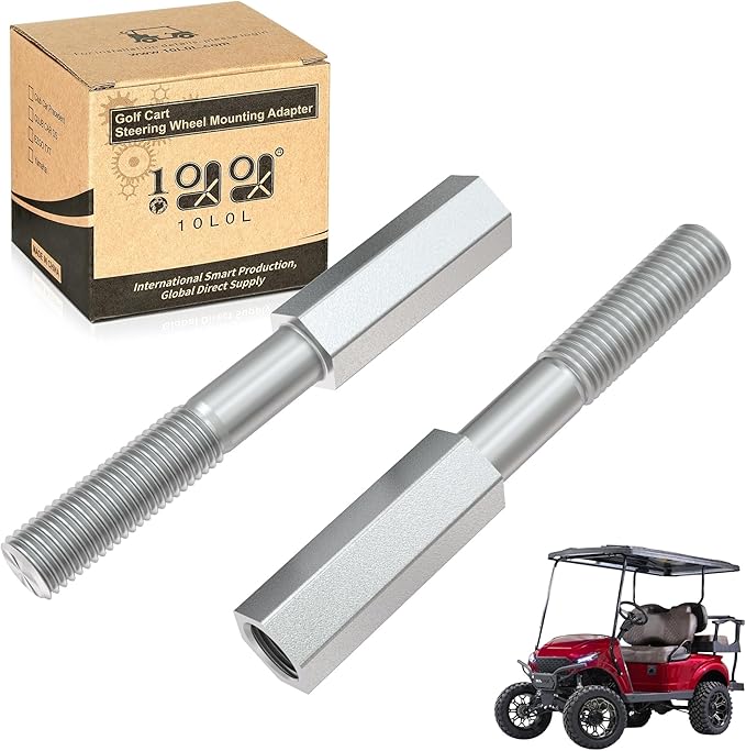10L0L Golf Cart Shock Absorber Extension Rod for EZGO Club Car with Lifts Kit or Other Modifications to Raise The Body,Compatible with Front Rear Shock Absorbers 70928-G01, 76418-G01, 70630-G01