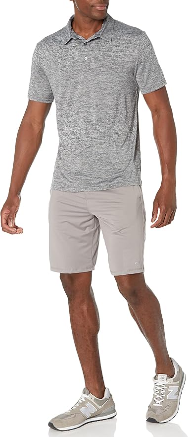 Amazon Essentials mens Slim-Fit Quick Dry Tech Stretch Lightweight Golf Polo Shirt