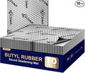 Car Sound Deadening Mat-80 mil 10 sqft Sound Deading Material - Butyl Automotive Sound Deadener, Audio Noise Insulation and Vibration Dampening