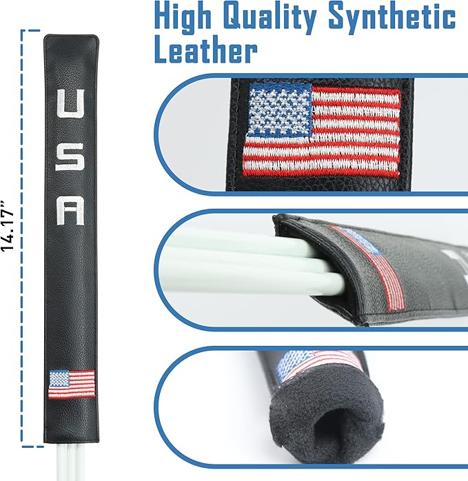Golf Alignment Stick Cover Case Holder Hold at Least 3 Sticks
