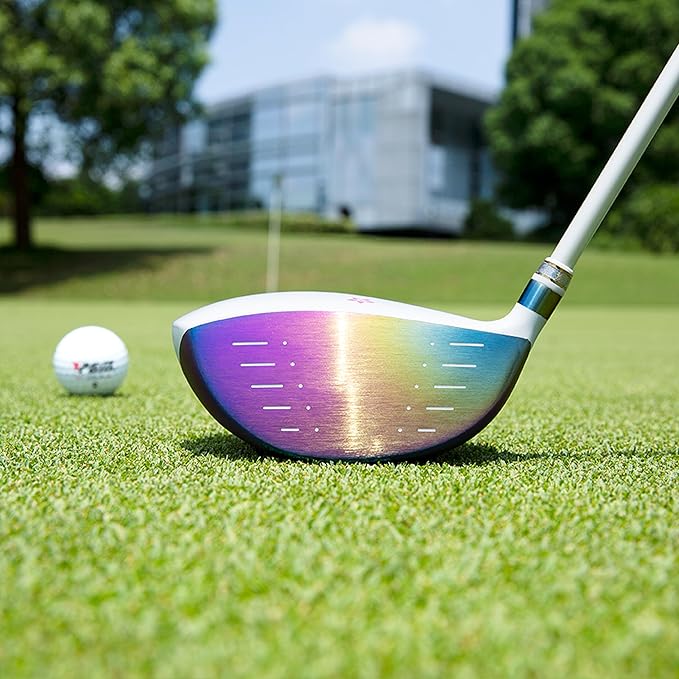 PGM Women's Golf Woods Driver Hybrid for Right Handed with Graphite Shaft Includes Headcover - Titanium Alloy Clubhead Single Golf Club with Enlarged Sweet Spot