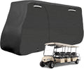SAPUBK Golf Cart Cover Golf Cart Accessories with Side Door Ziper Compatible with Club Car/EZ-GO/Yamaha for Rain UV Dust Protection All Weather