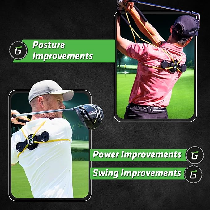 Golf Swing Performance Trainer Aid | Golf Swing Trainer Trusted by PGA Coaches | Backed by 30 Years Research | Elevate Your Golf Training | Enhance Strength, Stability, Rotation & Posture
