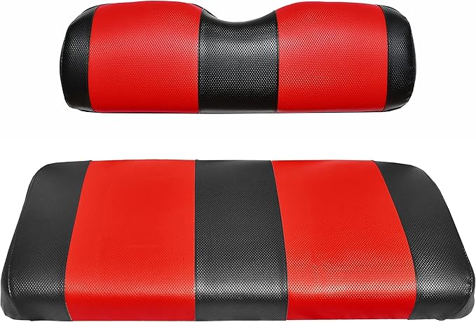 Club Car Post-2000 DS Golf Cart Front Replacement Seat Cover Set Made with Marine Grade Vinyl - Staple On Installation