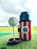 Can Cap Tee 3 Pack: Ultimate Beverage Protection & Golf Tee in One - Black