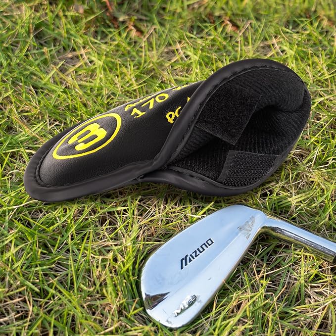 Golf Club Head Covers for Woods and Drivers, Premium Golf Headcovers Set Fit Most Clubs Simple Striped 1PC or 3PCS, Customizable
