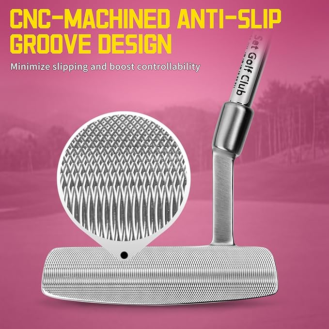 PGM 33" Golf Putters with Oversized Grip, Women's Putters Right Hand with Headcover