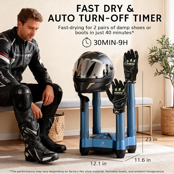 AIRTHEREAL SD20 Boot Dryer, Shoe Warmer with Ozone Deodorization Heat Blower