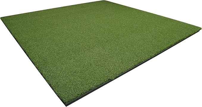 IMPACT SPORTS Premium Golf Hitting Mat – 59'' x 59'' Durable Practice Turf for Indoor & Outdoor Use, Realistic Grass Feel, Heavy-Duty Training Mat for Golfers