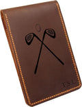 Personalized Golf Yardage Book Holder, Leather Yardage Book Cover, Yardage Book Holder,Golf Scorecard Holder, Golf Accessories, Gifts for Golfers, Leather Golf Gifts