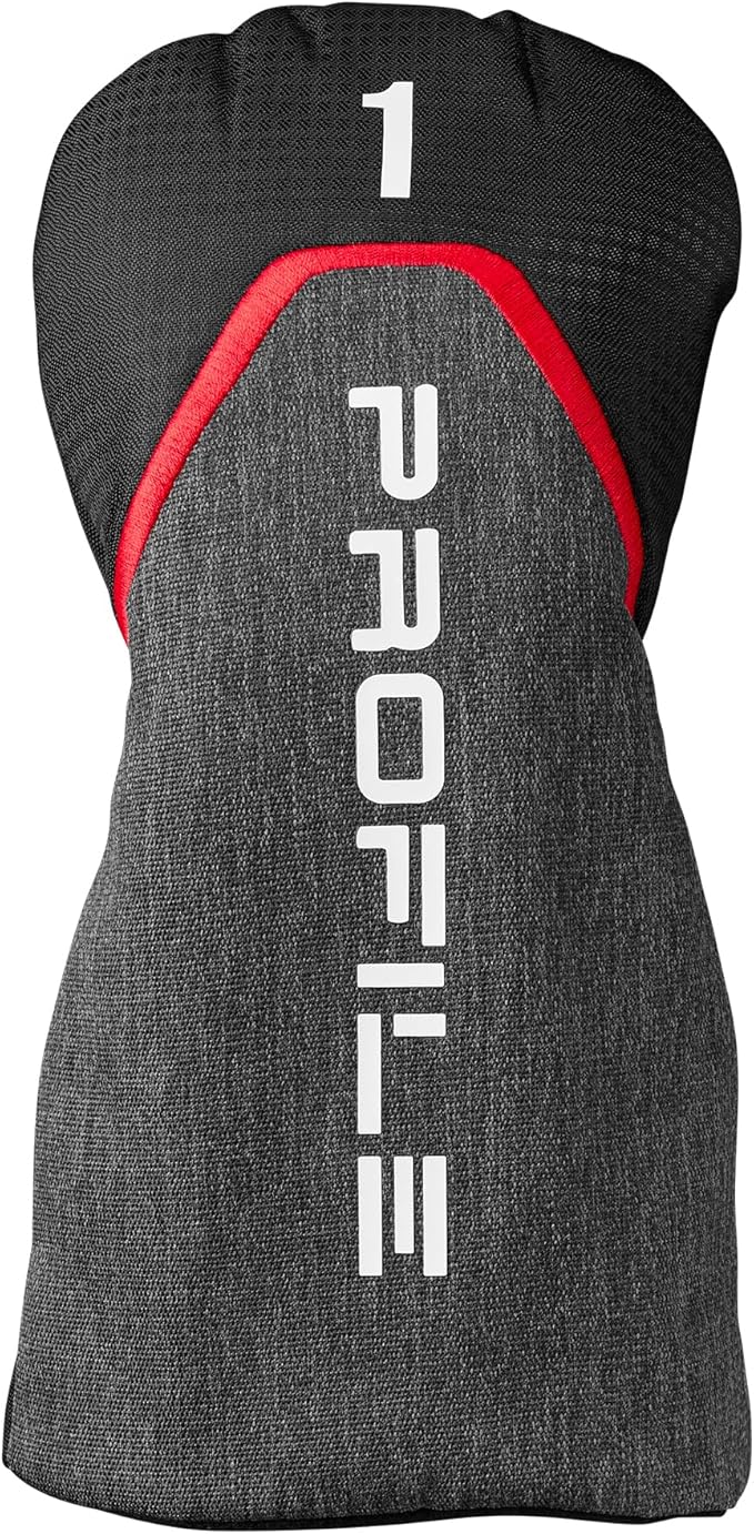 Wilson Men's Profile Complete Golf Set with Stand Bag - Right Hand, Tall, Regular, Red/Black/Silver