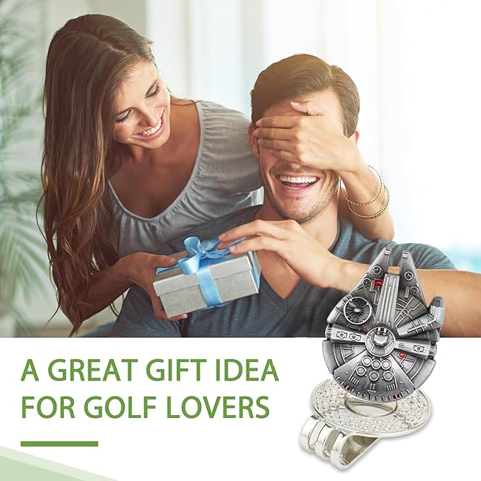 Golf Ball Marker with Magnetic Golf Hat Clip, Golf Accessories, Funny Golf Gifts Golf Decorationgs for Golf Lovers