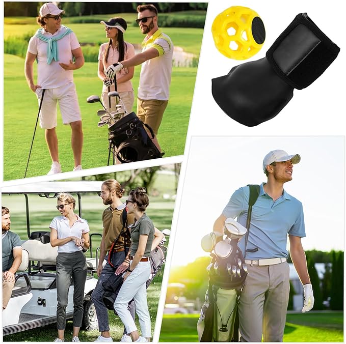 Golf Swing Trainer - Inflatable Practice Aid, Wrist Alignment Control Guide, Skill Development Practice Tool, Arm Position with Balanced Form Support | Golfer Motion Stability for Accurate
