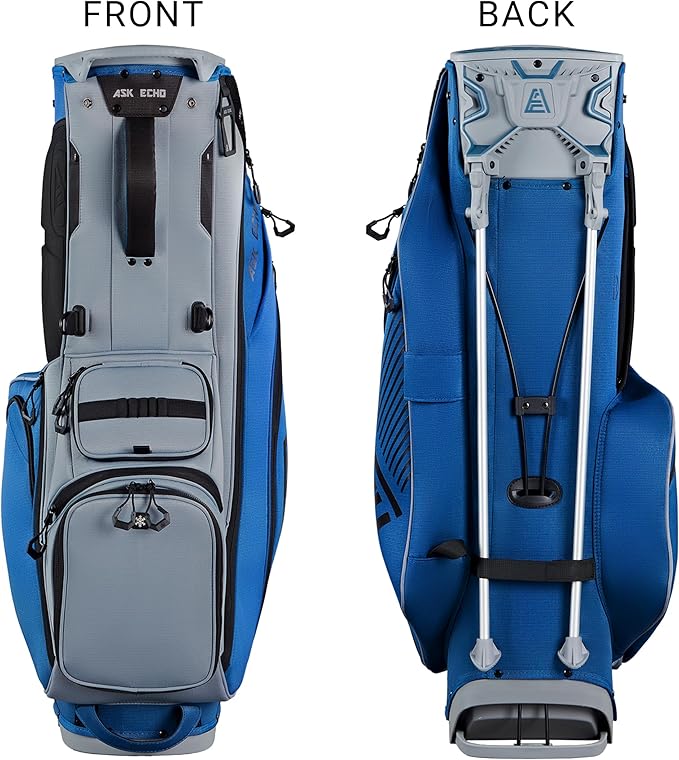 ASK ECHO ST-Lock Mecha 14 Way Dividers Quiet Hybrid Stand Bag for Men & Women