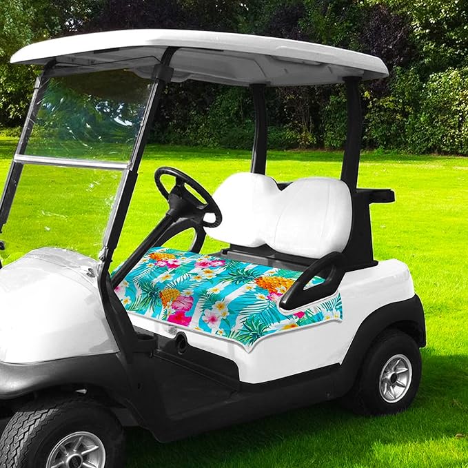 Golf Cart Seat Covers, Golf Cart Seat Towel Blanket, Suitable Yamaha, EZGO, Club Cars, Icon and More 2-Seats Cart, 100% Microfiber, Essential Golf Cart Accessories, 51'' x 31''