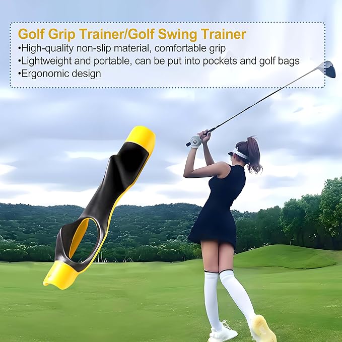 grip trainer golf, golf grip trainer, golf grip trainer right hand for Improving Hand Posture, Helps Train Proper Hand Posture（2P）