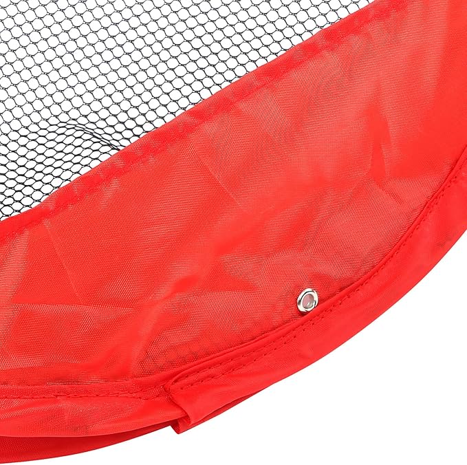 3 in 1 Golf Chipping Net Set, Golf Target Practice Net with 3 Different Sizes, Foldable Nylon Training Net for Indoor and Outdoor Use, Includes Collapsible Fiber Support Rods for E