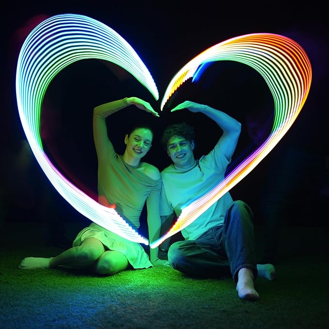 TOSY Flying Ring - 36 RGB Multicolor or 12 Monocolor LEDs, Super Bright, Lost Mode, Auto Light Up, Christmas Stocking Stuffers Gift for Kid/Teen/Boy/Girl, Safe, Waterproof, Pool/Beach/Camping Toy