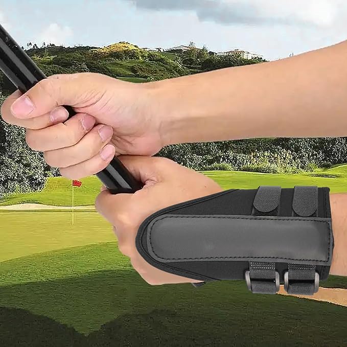 Golf Wrist Training Aid Adjustable Golf Wrist Trainer Correct Develop Muscle Memory Practice Tool Hinge Trainer Swing Training Aid Swing .-