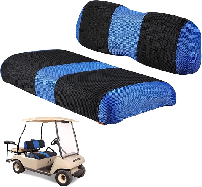 4 Passenger Golf Cart Seat Covers for Club Car DS Golf Carts OME Ordinary Seats, DS Golf Cart Seat Cover Front and Rear/Back, Washable Seat Cover