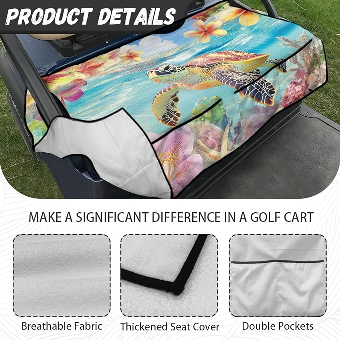 Golf Cart Seat Covers Universal Golf Cart Seat Cover Blanket Cushion Cover Sports Golf Cart Accessories